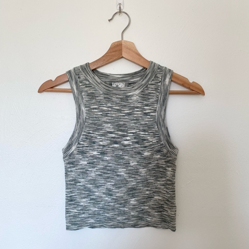 Sadie & Sage Blue Knit Tank Top